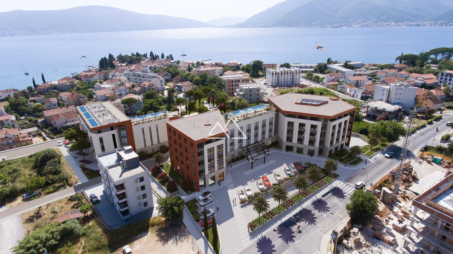 Mieszkanie 2 pokoi 47 m² Tivat, Czarnogóra