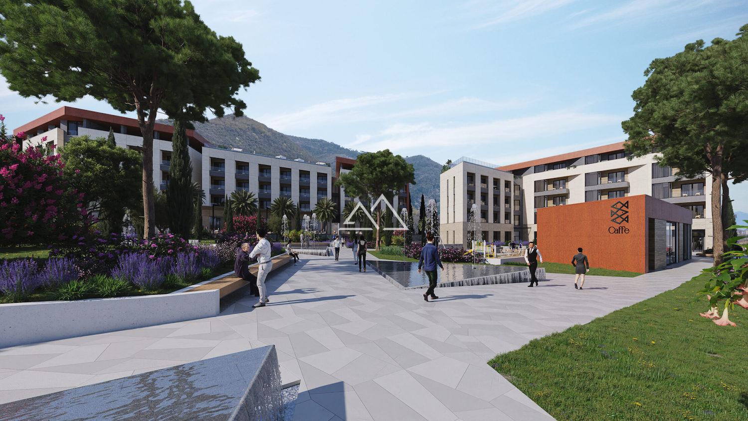 Mieszkanie 2 pokoi 47 m² Tivat, Czarnogóra